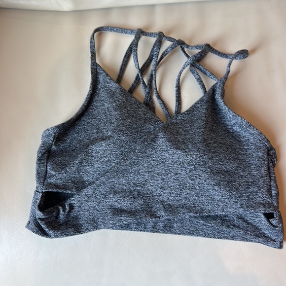 Electric Yoga Cross Chest Sports Bra Grey Size:S - Picture 1 of 7